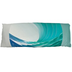 Tsunami Tidal Wave Wave Minimalist Ocean Sea Body Pillow Case Dakimakura (two Sides) by Ravend