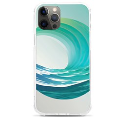 Tsunami Tidal Wave Wave Minimalist Ocean Sea Iphone 12 Pro Max Tpu Uv Print Case by Ravend