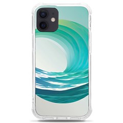 Tsunami Tidal Wave Wave Minimalist Ocean Sea Iphone 12 Mini Tpu Uv Print Case	 by Ravend