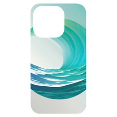 Tsunami Tidal Wave Wave Minimalist Ocean Sea Iphone 14 Pro Black Uv Print Case by Ravend