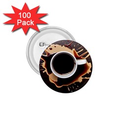 Coffee Cafe Espresso Drink Beverage 1 75  Buttons (100 Pack)  by Ravend