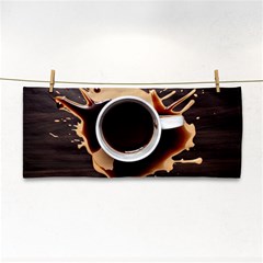 Coffee Cafe Espresso Drink Beverage Hand Towel by Ravend