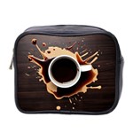 Coffee Cafe Espresso Drink Beverage Mini Toiletries Bag (Two Sides) Front