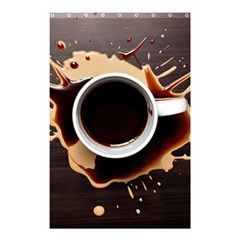 Coffee Cafe Espresso Drink Beverage Shower Curtain 48  X 72  (small)  by Ravend