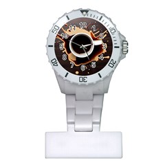 Coffee Cafe Espresso Drink Beverage Plastic Nurses Watch by Ravend