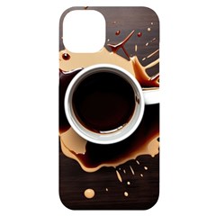 Coffee Cafe Espresso Drink Beverage Iphone 14 Plus Black Uv Print Case