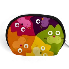 Colorful Cats Accessory Pouch (medium) by Sparkle