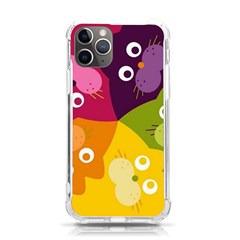 Colorful Cats Iphone 11 Pro 5 8 Inch Tpu Uv Print Case