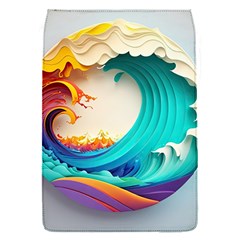 Tsunami Tidal Wave Waves Minimalist Ocean Sea Removable Flap Cover (s) by Ravend