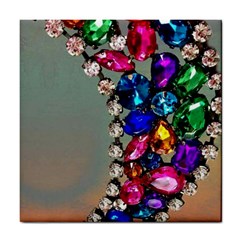 Colorful Diamonds Tile Coaster by Sparkle