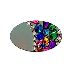 Colorful Diamonds Sticker Oval (10 Pack) by Sparkle