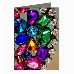 Colorful Diamonds Greeting Cards (pkg Of 8) by Sparkle