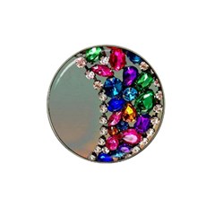 Colorful Diamonds Hat Clip Ball Marker (4 Pack) by Sparkle