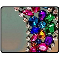 Colorful Diamonds Fleece Blanket (medium)