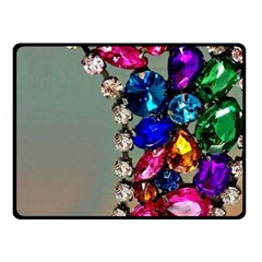 Colorful Diamonds Fleece Blanket (small) by Sparkle