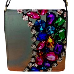 Colorful Diamonds Flap Closure Messenger Bag (s) by Sparkle