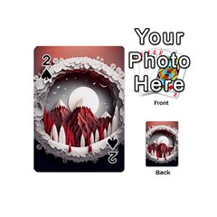 Christmas Wreath Winter Festive Season Nature Playing Cards 54 Designs (mini)