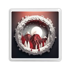 Christmas Wreath Winter Festive Season Nature Memory Card Reader (square) by Ravend