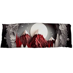 Christmas Wreath Winter Festive Season Nature Body Pillow Case (dakimakura) by Ravend