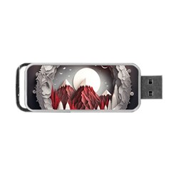 Christmas Wreath Winter Festive Season Nature Portable Usb Flash (one Side) by Ravend