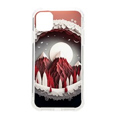 Christmas Wreath Winter Festive Season Nature Iphone 11 Tpu Uv Print Case by Ravend