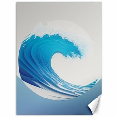 Wave Tsunami Tidal Wave Ocean Sea Water Canvas 36  X 48  by Ravend