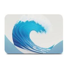 Wave Tsunami Tidal Wave Ocean Sea Water Plate Mats by Ravend