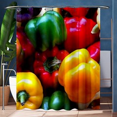 Colorful Capsicum Shower Curtain 60  X 72  (medium)  by Sparkle