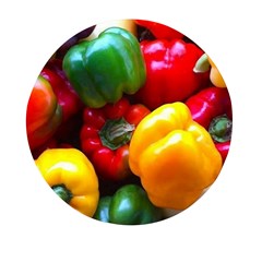 Colorful Capsicum Mini Round Pill Box (pack Of 5) by Sparkle