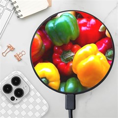 Colorful Capsicum Wireless Fast Charger(black)