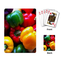 Colorful Capsicum Playing Cards Single Design (rectangle)