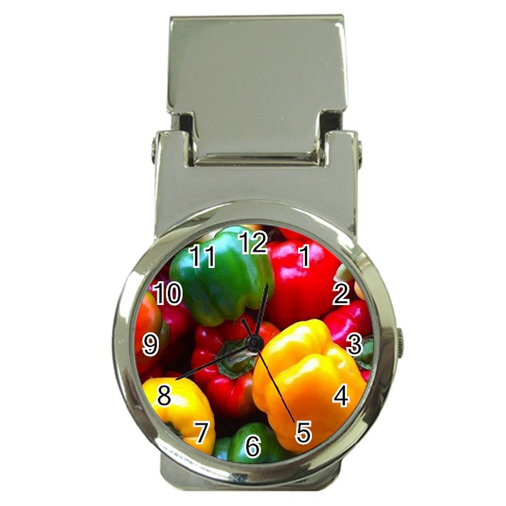 Colorful Capsicum Money Clip Watches