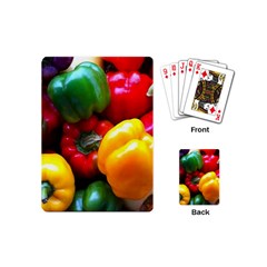 Colorful Capsicum Playing Cards Single Design (mini)