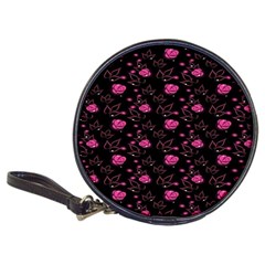 Pink Glowing Flowers Classic 20-cd Wallets by Sparkle