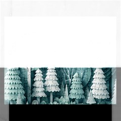 Background Christmas Winter Holiday Background Rectangular Jigsaw Puzzl by Ravend