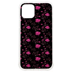 Pink Glowing Flowers Iphone 12/12 Pro Tpu Uv Print Case by Sparkle