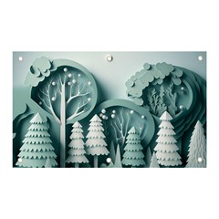 Background Christmas Winter Holiday Background Banner And Sign 5  X 3 