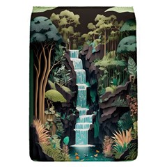 Jungle Tropical Trees Waterfall Plants Papercraft Removable Flap Cover (s) by Ravend