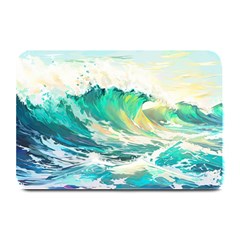 Waves Ocean Sea Tsunami Nautical Painting Plate Mats by Ravend