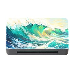 Waves Ocean Sea Tsunami Nautical Painting Memory Card Reader With Cf by Ravend