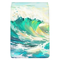 Waves Ocean Sea Tsunami Nautical Painting Removable Flap Cover (l) by Ravend