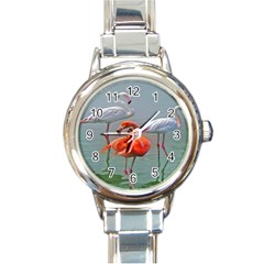 Birds Round Italian Charm Watch by Sparkle