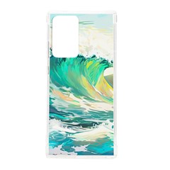 Waves Ocean Sea Tsunami Nautical Painting Samsung Galaxy Note 20 Ultra Tpu Uv Case by Ravend