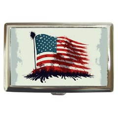 Patriotic Usa United States Flag Old Glory Cigarette Money Case by Ravend