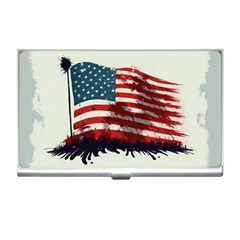 Patriotic Usa United States Flag Old Glory Business Card Holder by Ravend