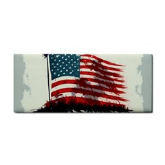 Patriotic Usa United States Flag Old Glory Hand Towel by Ravend