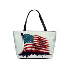 Patriotic Usa United States Flag Old Glory Classic Shoulder Handbag by Ravend