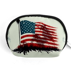 Patriotic Usa United States Flag Old Glory Accessory Pouch (medium) by Ravend