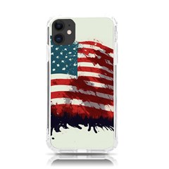 Patriotic Usa United States Flag Old Glory Iphone 11 Tpu Uv Print Case by Ravend