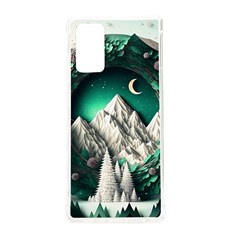 Christmas Wreath Winter Mountains Snow Stars Moon Samsung Galaxy Note 20 Tpu Uv Case